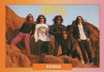 1991 Brockum Rock Cards #287 Exodus Front