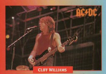 1991 Brockum Rock Cards #36 Cliff Williams Front