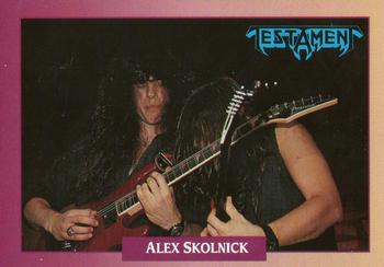 1991 Brockum Rock Cards #70 Alex Skolnick Front