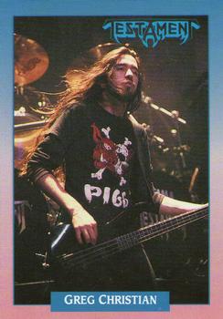 1991 Brockum Rock Cards #74 Greg Christian Front