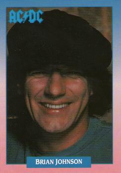 1991 Brockum Rock Cards #79 Brian Johnson Front