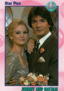 1991 Star Pics All My Children #36 Jeremy and Natalie Front