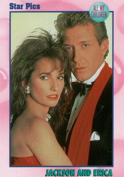 1991 Star Pics All My Children #56 Jackson and Erica Front