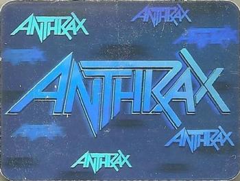 1991 Brockum Rock Cards - Logo Holograms #NNO Anthrax Front