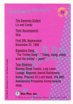 1992 Star Pics Saturday Night Live #59 Sweeney Sisters Back