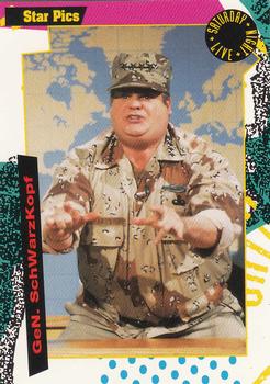1992 Star Pics Saturday Night Live #98 Gen. Schwarzkopf Front