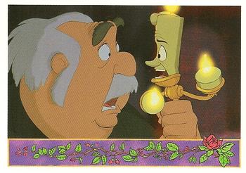 1992 Upper Deck Beauty and the Beast (English/Italian) #44 Suddenly the candelabra spoke with a welcoming... Front