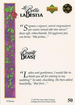 1992 Upper Deck Beauty and the Beast (English/Italian) #50 