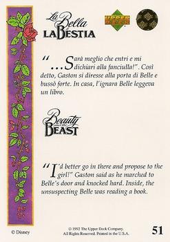 1992 Upper Deck Beauty and the Beast (English/Italian) #51 