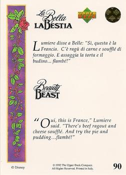 1992 Upper Deck Beauty and the Beast (English/Italian) #90 