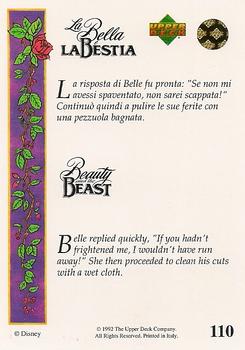 1992 Upper Deck Beauty and the Beast (English/Italian) #110 Belle replied quickly, 