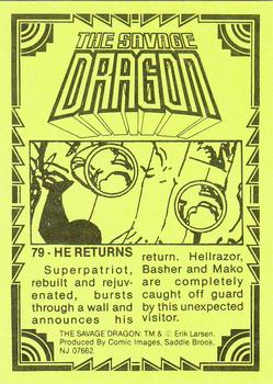 1992 Comic Images Savage Dragon #79 He Returns Back