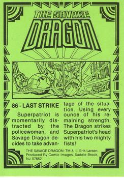 1992 Comic Images Savage Dragon #86 Last Strike Back