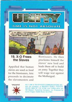 1992 Comic Images Unity: Time Is Not Absolute #19 X-O Frees the Slaves Back