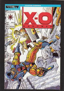1992 Comic Images Unity: Time Is Not Absolute #44 X-O Manowar #8 Front