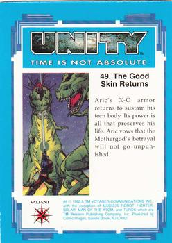1992 Comic Images Unity: Time Is Not Absolute #49 The Good Skin Returns Back