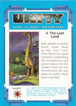 1992 Comic Images Unity: Time Is Not Absolute #4 The Lost Land Back