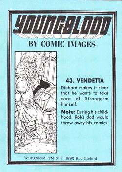1992 Comic Images Youngblood #43 Vendetta Back