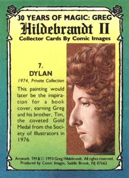1993 Comic Images 30 Years of Magic: Greg Hildebrandt II #7 Dylan Back