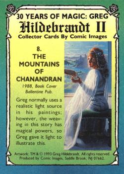 1993 Comic Images 30 Years of Magic: Greg Hildebrandt II #8 The Mountains Of Chanandran Back