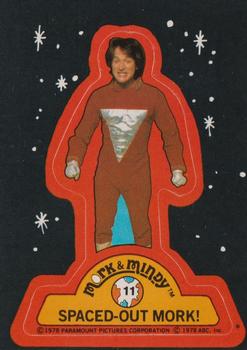 1978 Topps Mork & Mindy - Stickers #11 Spaced-Out Mork! Front