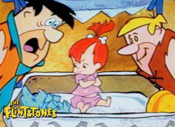 1993 Cardz The Flintstones #23 Ventriloquist Barney Front