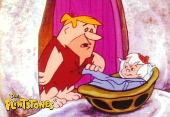 1993 Cardz The Flintstones #27 Little Bamm-Bamm Front