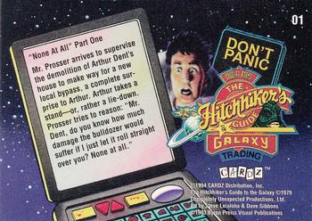 The Hitchhiker‘s Guide To The Galaxy Neu OVP TCG Booster Pack 1994