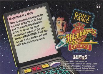 1994 Cardz The Hitchhiker's Guide to the Galaxy #27 Magrathea is a Myth Back