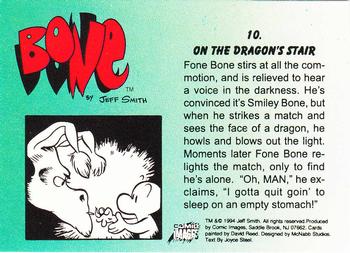 1994 Comic Images Bone #10 On the Dragon's Stair Back