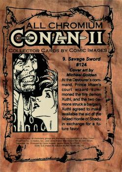1994 Comic Images Conan Series 2 #9 Savage Sword #124 Back