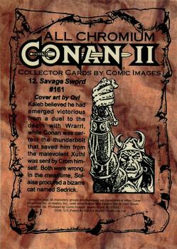 1994 Comic Images Conan Series 2 #12 Savage Sword #161 Back