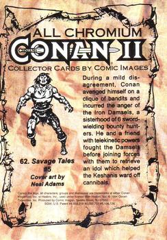 1994 Comic Images Conan Series 2 #62 Savage Tales #5 Back