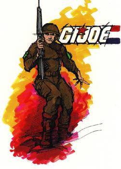 1994 Comic Images G.I. Joe 30 Year Salute #16 1981 Ron Rudat Soldier Front