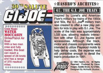 1994 Comic Images G.I. Joe 30 Year Salute #67 The G.I. Joe Train Back