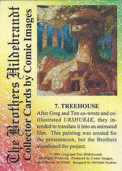 1994 Comic Images Hildebrandt Brothers III #7 Treehouse Back