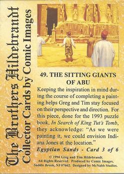 1994 Comic Images Hildebrandt Brothers III #49 The Sitting Giants of Abu Back