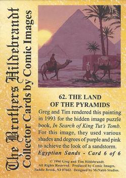1994 Comic Images Hildebrandt Brothers III #62 The Land of the Pyramids Back