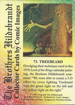 1994 Comic Images Hildebrandt Brothers III #73 Treebeard Back