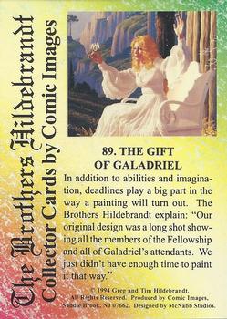 1994 Comic Images Hildebrandt Brothers III #89 The Gift of Galadriel Back