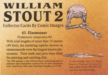 1994 Comic Images William Stout 2 #63 Elasmosaur Back