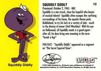 1994 Cardz Hanna-Barbera Classics #10 Squiddly Diddly Back