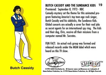 1994 Cardz Hanna-Barbera Classics #19 Butch Cassidy and the Sundance Kids Back