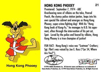 1994 Cardz Hanna-Barbera Classics #21 Hong Kong Phooey Back
