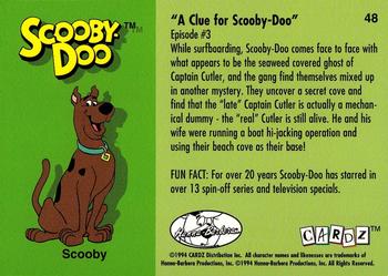 1994 Cardz Hanna-Barbera Classics #48 A Clue for Scooby-Doo Back