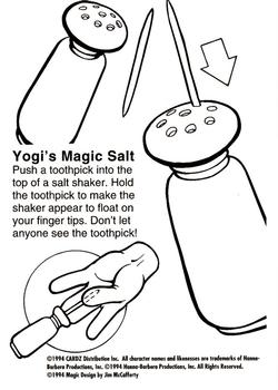 1994 Cardz Hanna-Barbera Classics #NNO Yogi's Magic Salt Back