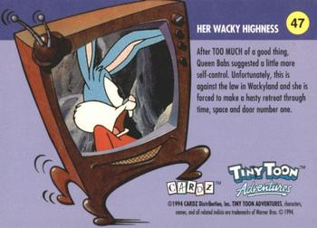 1994 Cardz Tiny Toon Adventures #47 Escape Back