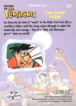 1994 Cardz Return of the Flintstones #7 Let down by his lack of 
