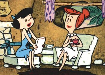 1994 Cardz Return of the Flintstones #8 Hold on to your autograph books! Betty a Front