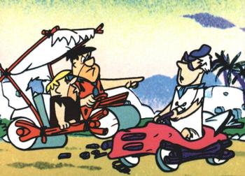 1994 Cardz Return of the Flintstones #9 Fed up with the glitz, film star Rock Qu Front